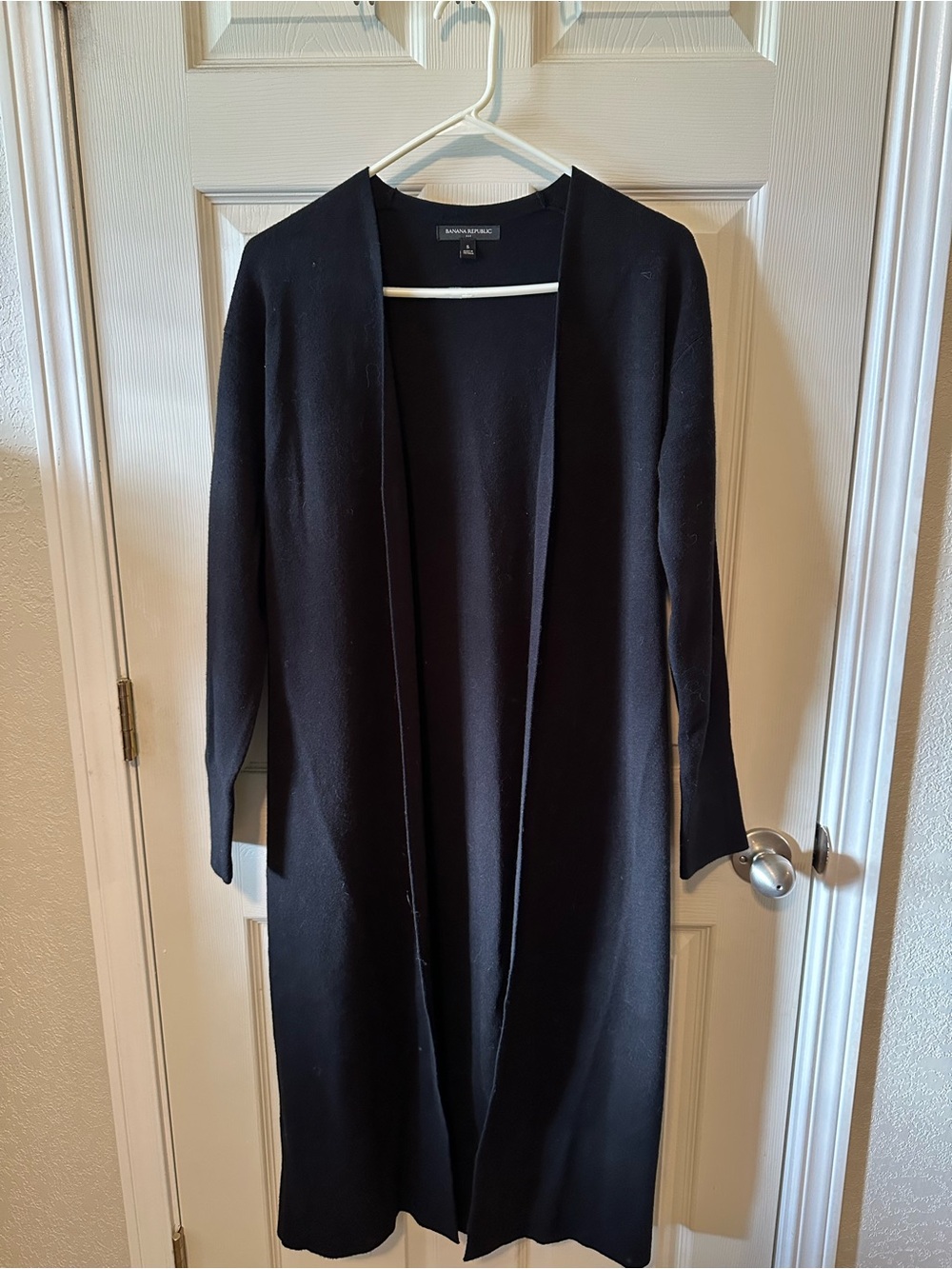 Banana Republic Black Knit Long Cardigan